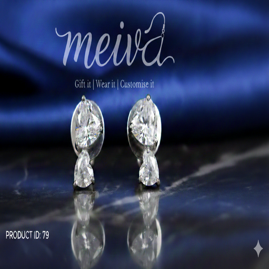 The "Main Character" Silver Studs 💎- ER79